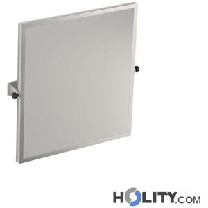 Specchio Da Bagno Con Finitura In Acciaio Inox H586_11