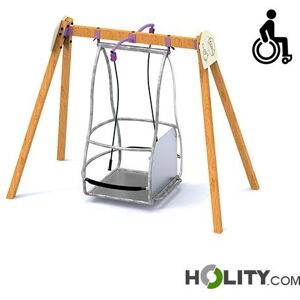 Altalena Con Cestello Per Bambini Disabili H763_14