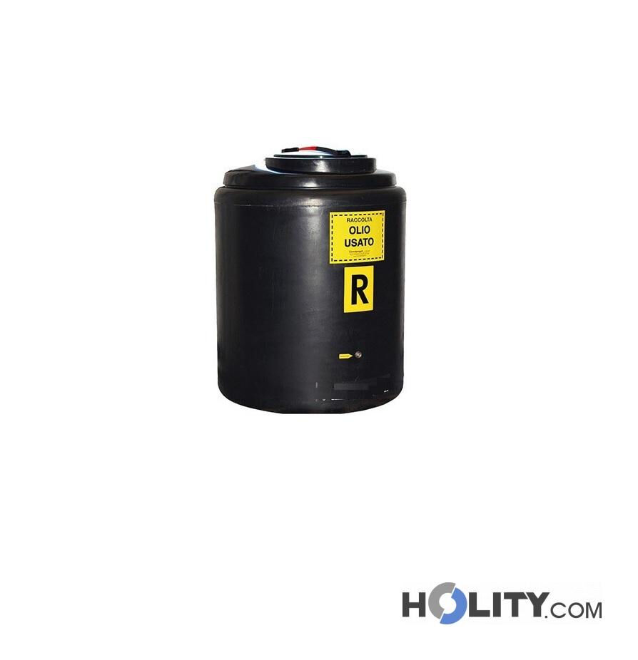 Contenitore Cilindrico Per Olio Usato 500 Litri H221_25