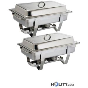 Coppia Di Chafing Dish Per Buffet H464_174