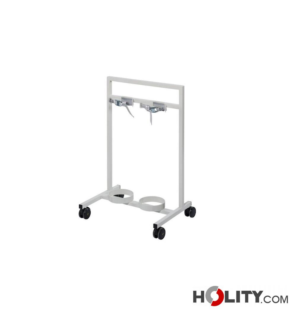 Carrello Per Bombola Ossigeno Doppio H705_06