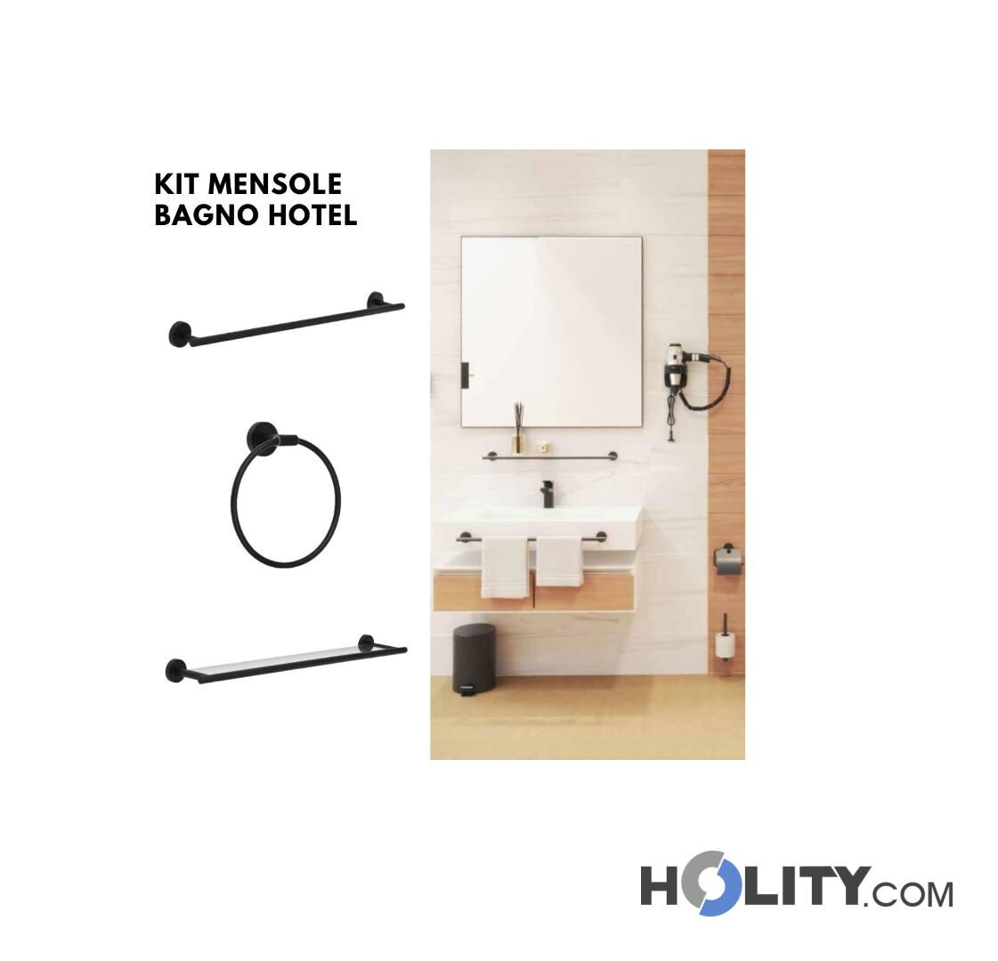 Set Mensole Bagno Hotel H438_280