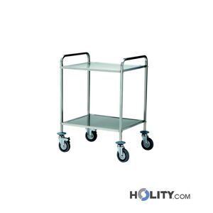 Carrello Di Servizio Portavivande In Acciaio Inox H314_59