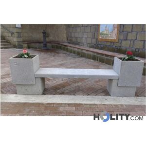 Panchina Con Fioriere Per Arredo Urbano H45008