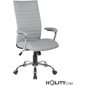 Sedia Presidenziale Ufficio Colore Grigio H122_75