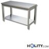 Tavolo Inox Lunghezza 160 Cm H111_100