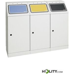 Contenitore Differenziata A 3 Scomparti Con Alette H719_11