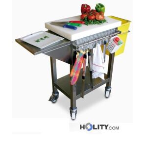 Ceppo Per Macelleria Con Ruote H509_100