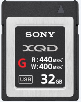Sony XQD Serie G 32GB 440 MB/S Sony XQD Serie G 32GB 440 MB/S