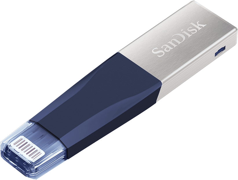 SanDisk iXpand Mini Flash Drive per iPhone 256 GB - Blu SanDisk iXpand Mini Flash Drive per iPhone 256 GB - Blu