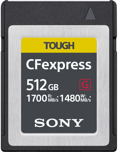 Sony CFexpress CEB-G tipo B - 512GB Sony CFexpress CEB-G tipo B - 512GB