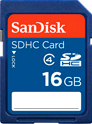 SanDisk STANDARD SDHC 16 GB
