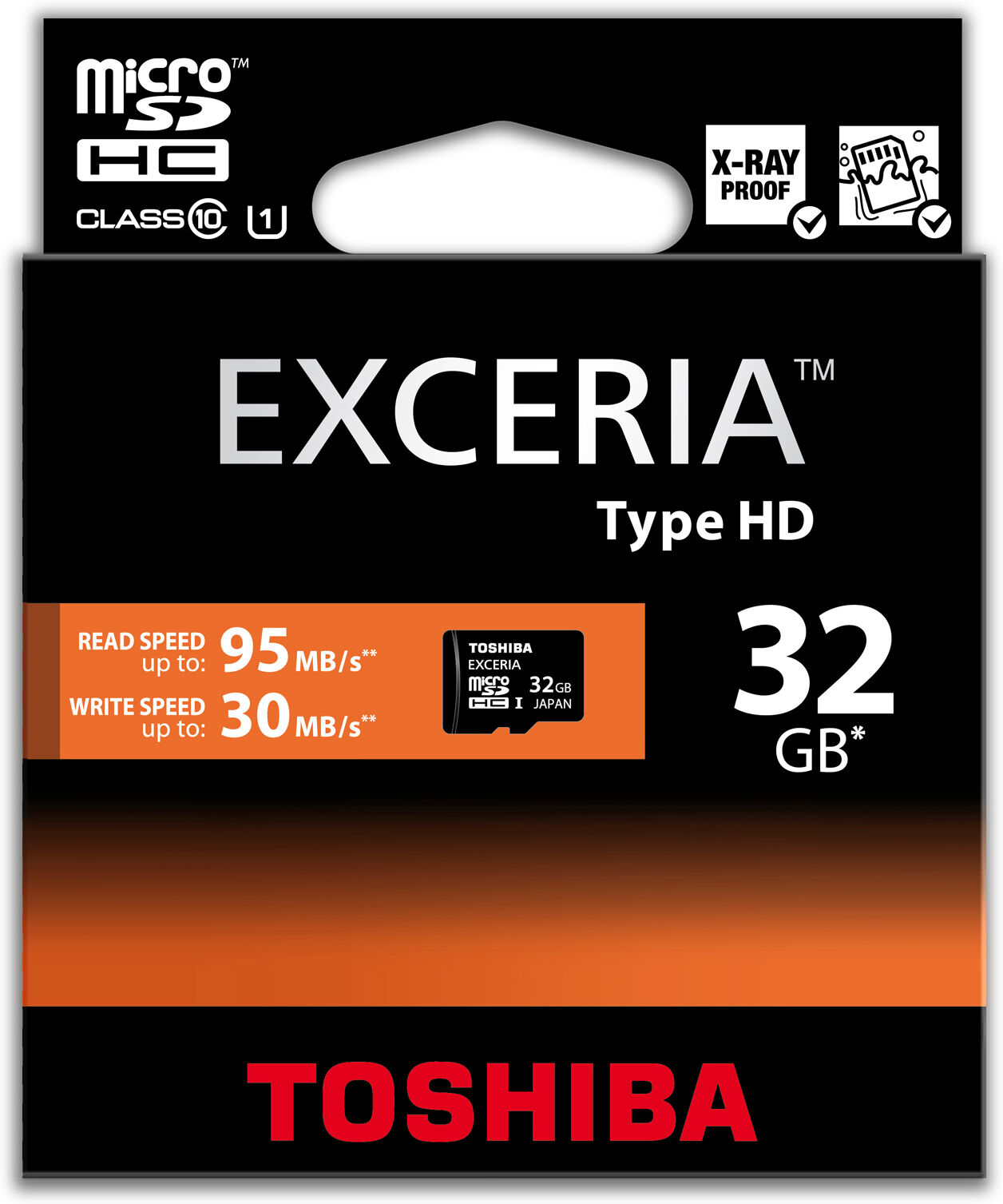 Toshiba microSDHC 32GB EXCERIA Type HD CLASSE 10