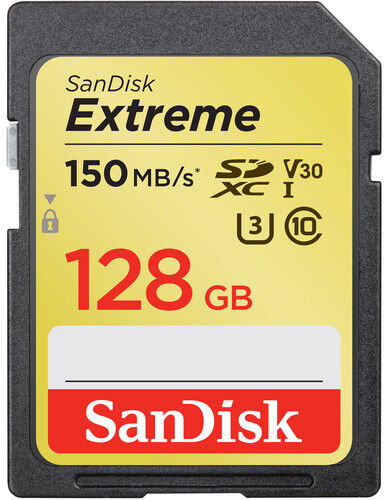 SanDisk Extreme SDXC 128GB UHS-I 150 MB/S SanDisk Extreme SDXC 128GB UHS-I 150 MB/S