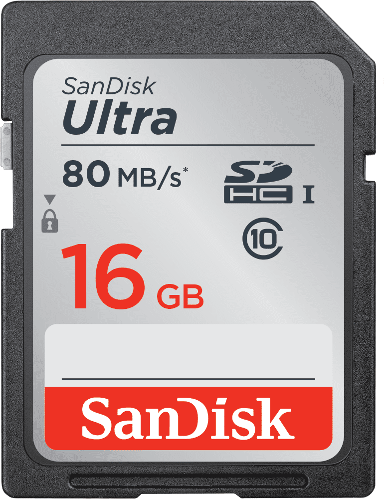 SanDisk Ultra SDHC 16GB UHS-I 80 MB/S