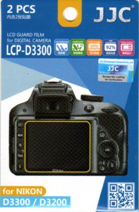 JJC - FOTOGRAPHY EQUIPMENT JJC LCP-D3300 PELLICOLA PROTETTIVA - LCD PROTECTOR NIKON D3300 JJC - FOTOGRAPHY EQUIPMENT JJC LCP-D3300 PELLICOLA PROTETTIVA - LCD PROTECTOR NIKON D3300