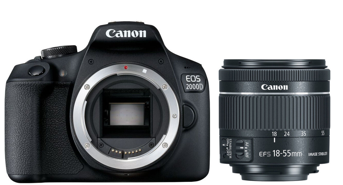 Canon EOS 2000D + EF-S 18-55mm F/4-5.6 IS STM - 2 ANNI DI GARANZIA IN ITALIA