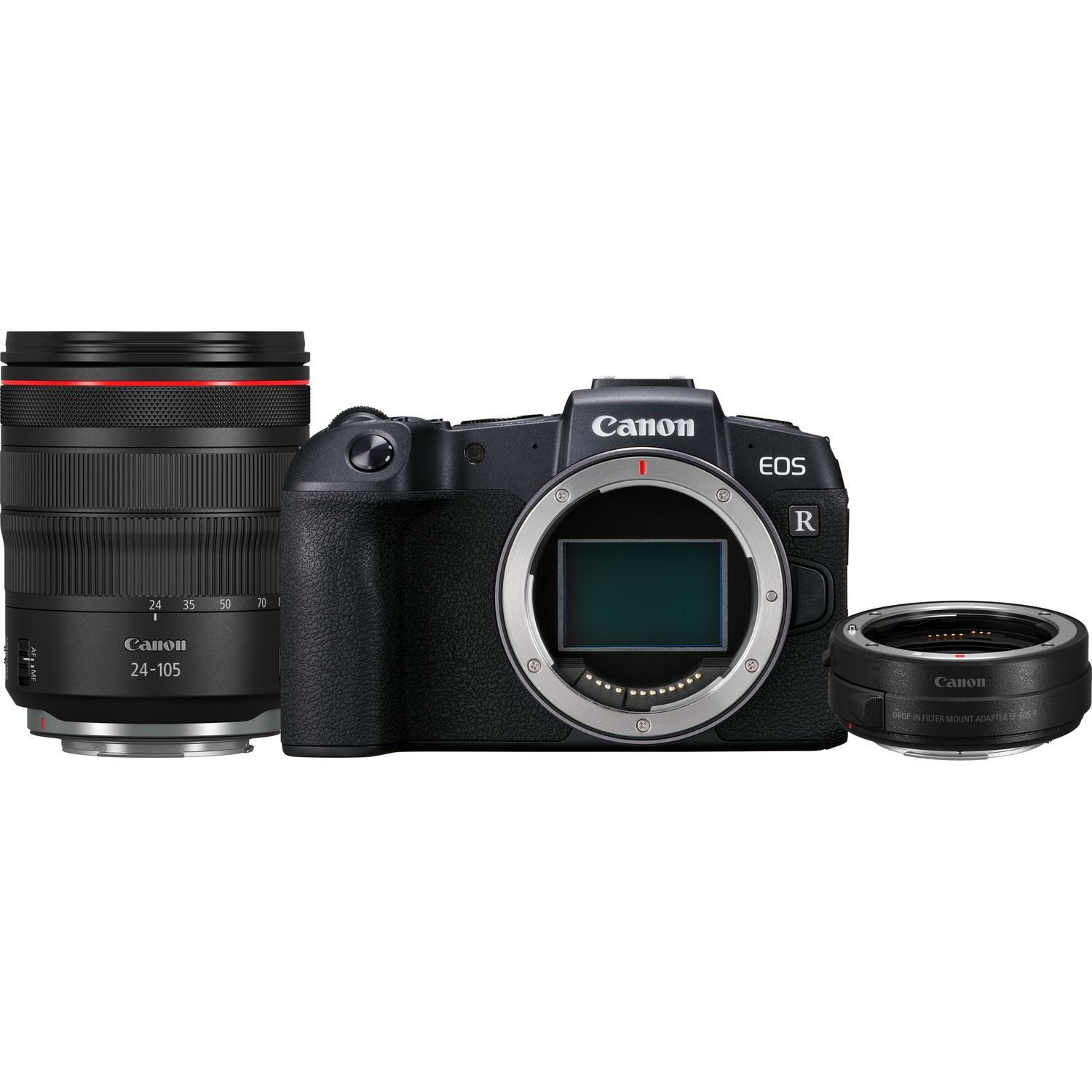 Canon EOS RP + RF 24-105mm F/4L IS USM + ADATTATORE EF-EOS R - 4 Anni di Garanzia in Italia