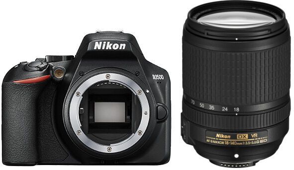 Nikon D3500 + 18-140 F/3.5-5.6G ED VR - 2 Anni di Garanzia in Italia