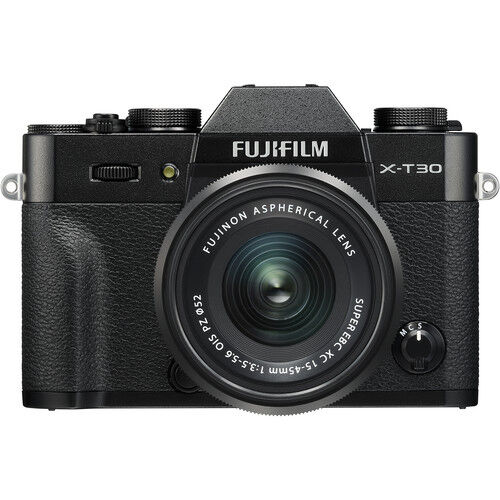 Fujifilm X-T30 + 15-45mm f/3.5-5.6 XC OIS PZ - NERA - 2 Anni di Garanzia in Italia