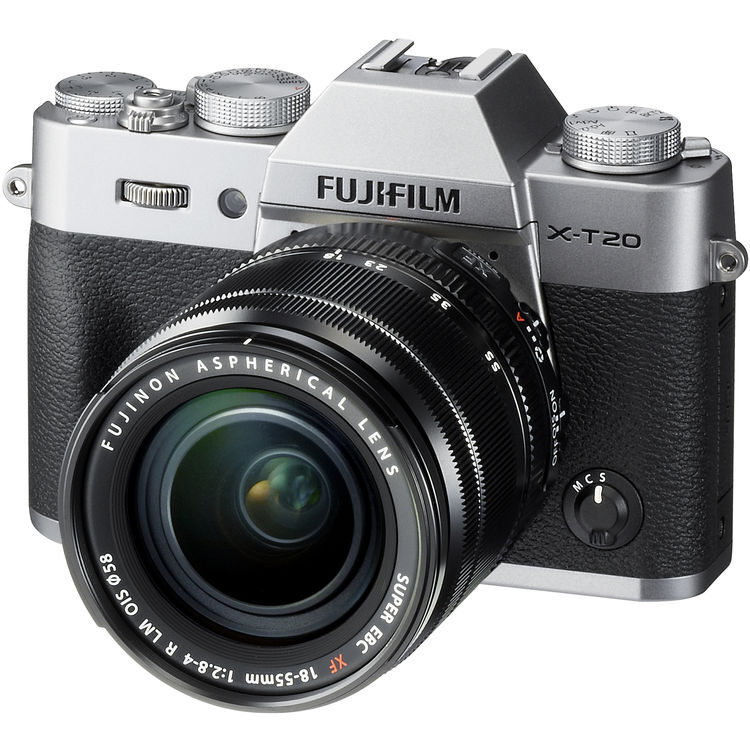 Fujifilm X-T20 + 18-55mm F/2.8-4 XF R LM OIS - Argento - MANUALE ITA - 4 Anni Di Garanzia IN ITALIA