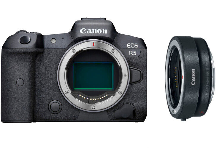 Canon EOS R5 + ADATTATORE EF-EOS R - 4 Anni di Garanzia in Italia