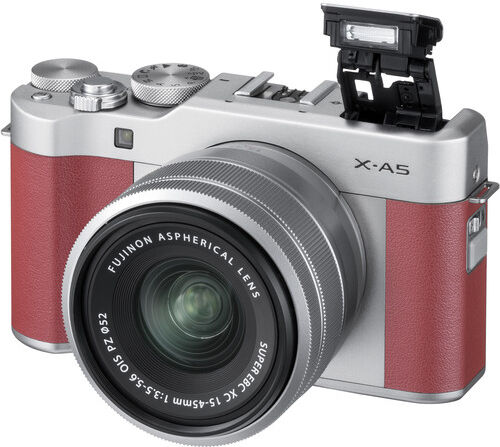 Fujifilm X-A5 + 15-45mm XC F3.5-5.6 OIS PZ - ROSA - 2 ANNI DI GARANZIA