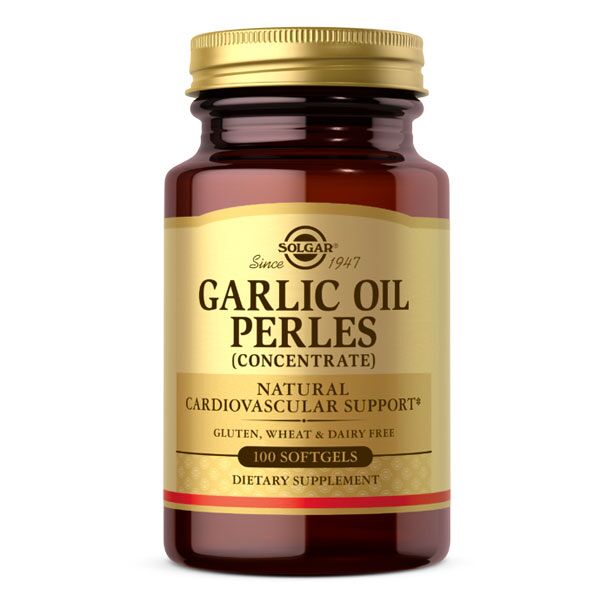 solgar garlic oil perles 100 softgel