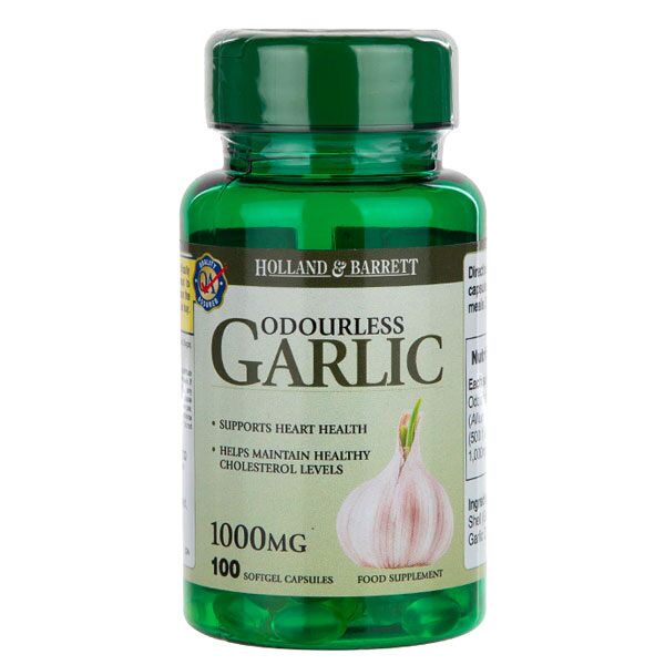 holland & barrett odourless garlic 1000mg