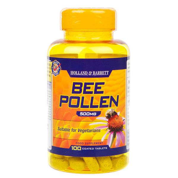 Holland & Barrett Bee Pollen 500 mg 100 Tabs