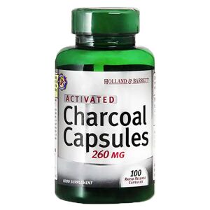 Holland & Barrett Charcoal 260 mg 100 Cps