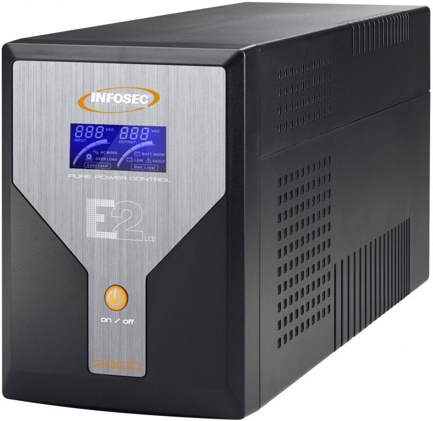 Infosec Gruppo di Continuità UPS E2 2000VA LCD Line Interactive Onda... Infosec Gruppo di Continuità UPS E2 2000VA LCD Line Interactive Onda...