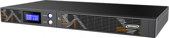 Infosec Gruppo di continuità UPS 750VA Line Interactive Onda Sinusoidale Infosec Gruppo di continuità UPS 750VA Line Interactive Onda Sinusoidale