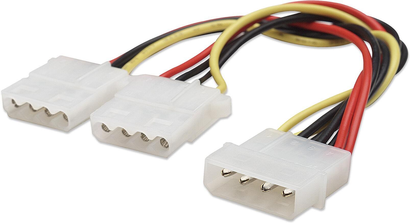 Manhattan Cavo di alimentazione interno per 2 drive da 5 1/4 Manhattan Cavo di alimentazione interno per 2 drive da 5 1/4