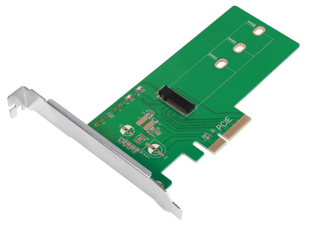Logilink Adattatore da PCIe a M.2 PCIe SSD per SSD PCIe NVMe