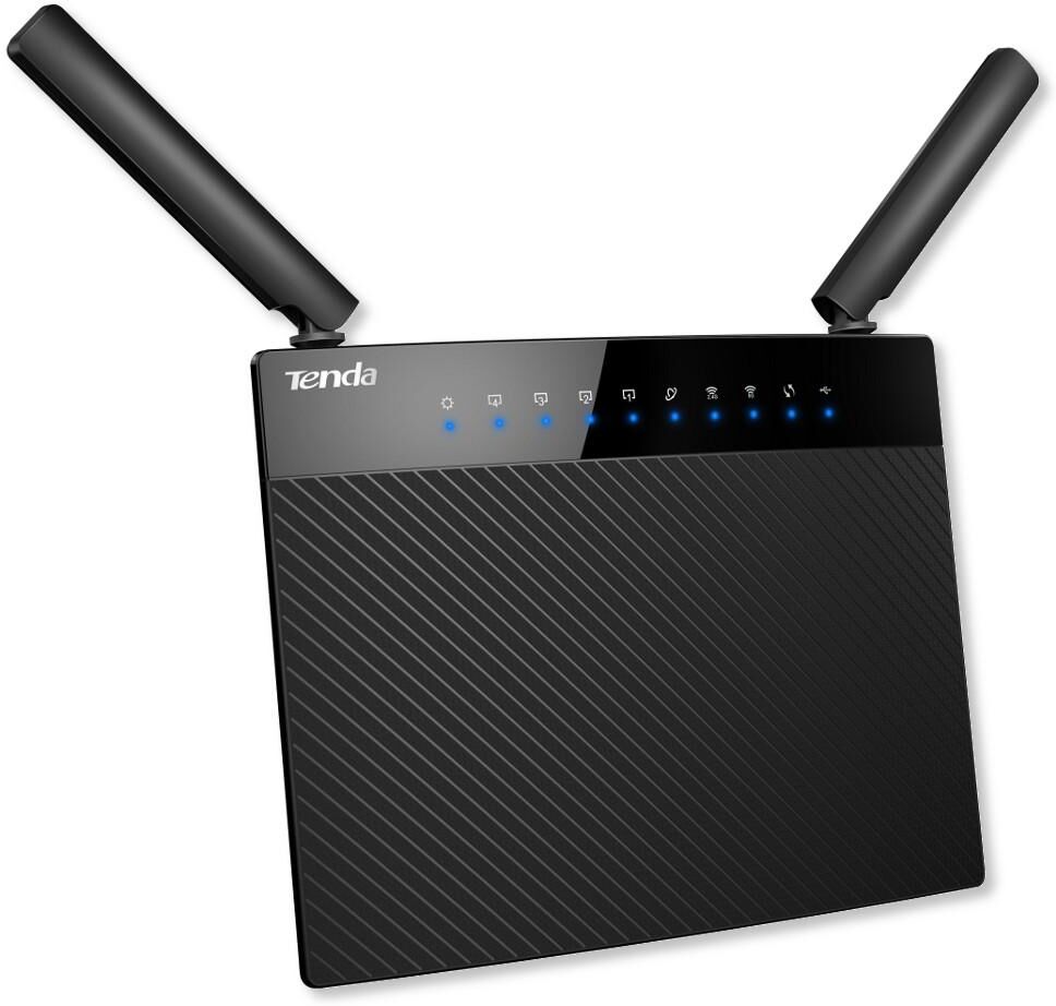 Tenda Router Wireless 1200Mbps Dual Band Gigabit USB AC9 Tenda Router Wireless 1200Mbps Dual Band Gigabit USB AC9