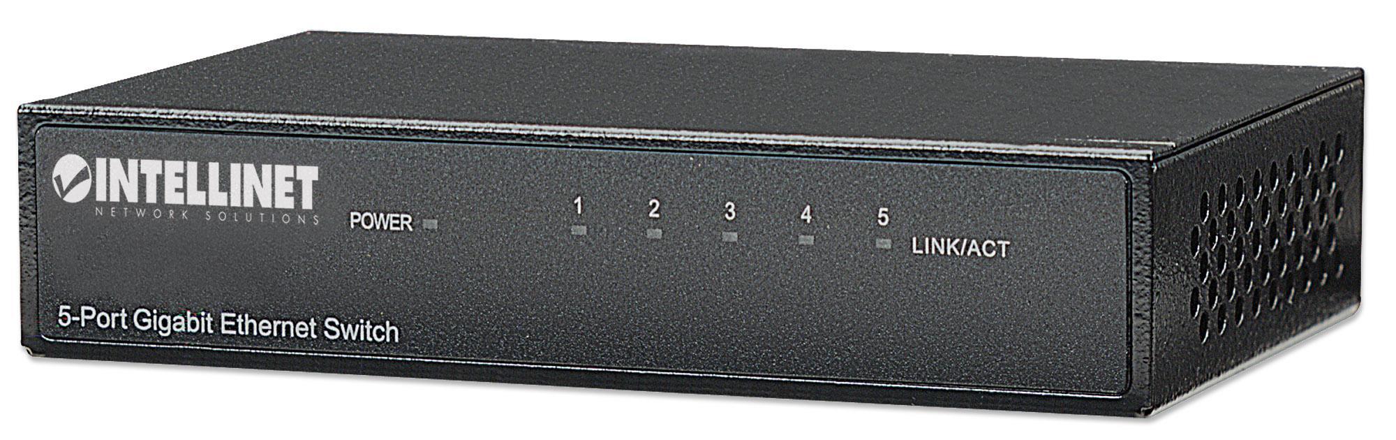 Intellinet Ethernet Switch Gigabit con 5 porte Desktop