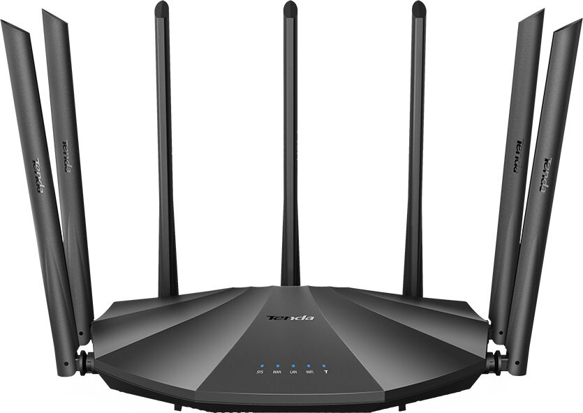 Tenda Dual-Band Gigabit WiFi Router 7 Antenne 2033 Mbps, AC23 Tenda Dual-Band Gigabit WiFi Router 7 Antenne 2033 Mbps, AC23