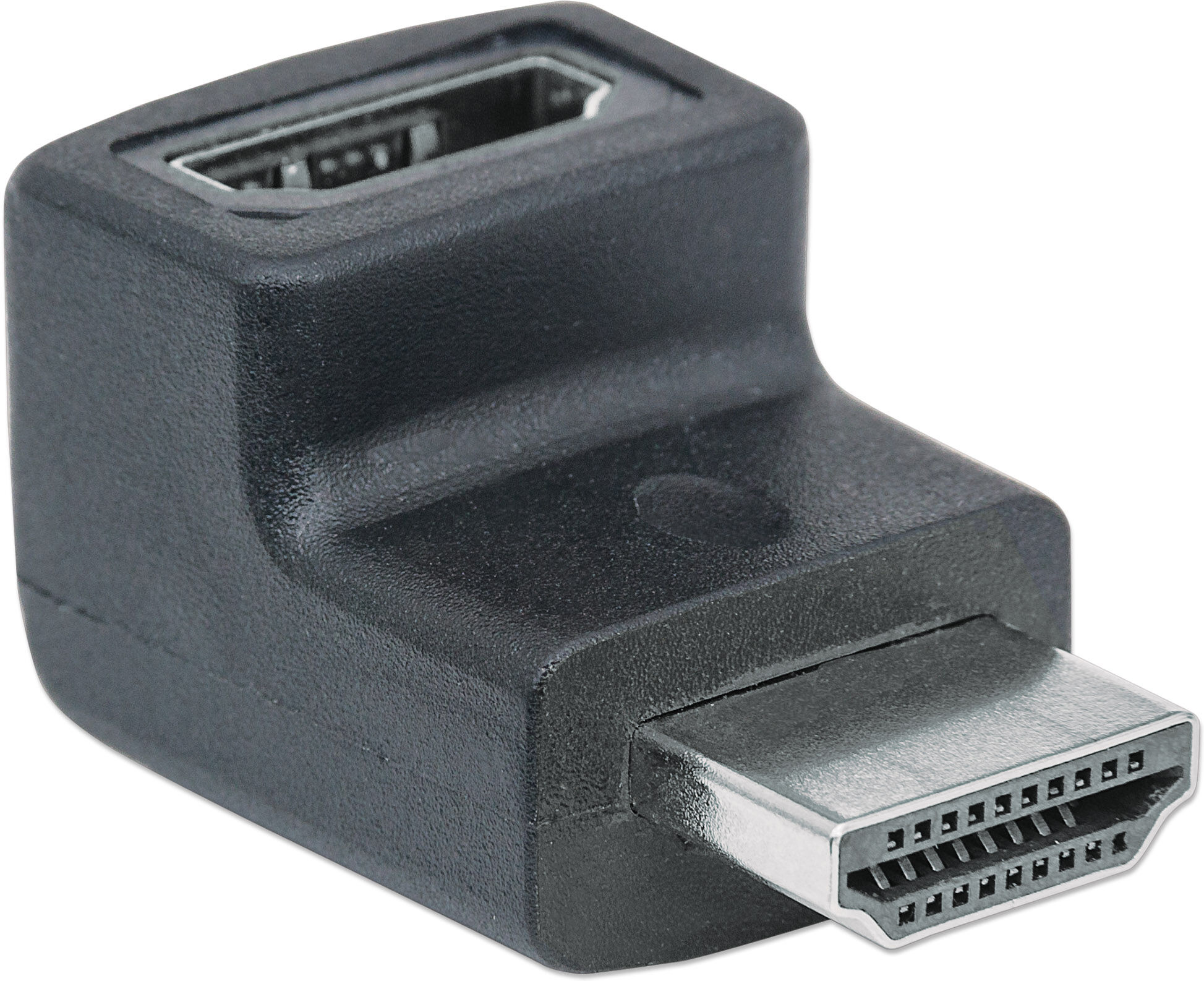 Manhattan Adattatore HDMI Maschio/Femmina 90° verso il basso Manhattan Adattatore HDMI Maschio/Femmina 90° verso il basso