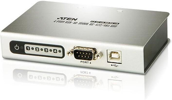 Aten Hub da USB a Seriale RS-422/485 a 4 porte, UC4854 Aten Hub da USB a Seriale RS-422/485 a 4 porte, UC4854