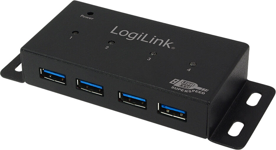Logilink Hub USB 3.0 4 Porte in Metallo Logilink Hub USB 3.0 4 Porte in Metallo