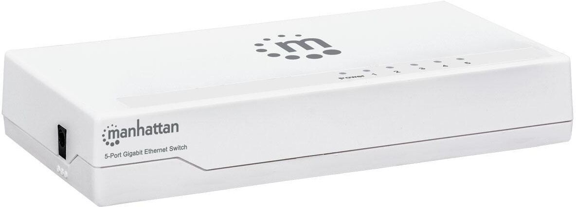 Manhattan Ethernet Switch Gigabit 5 porte Desktop Manhattan Ethernet Switch Gigabit 5 porte Desktop
