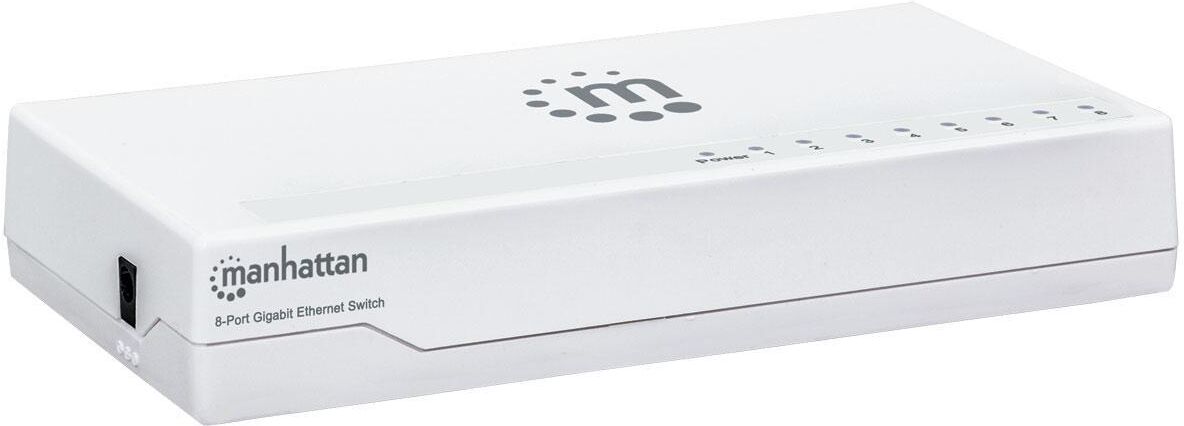 Manhattan Ethernet Switch Gigabit 8 porte Desktop Manhattan Ethernet Switch Gigabit 8 porte Desktop