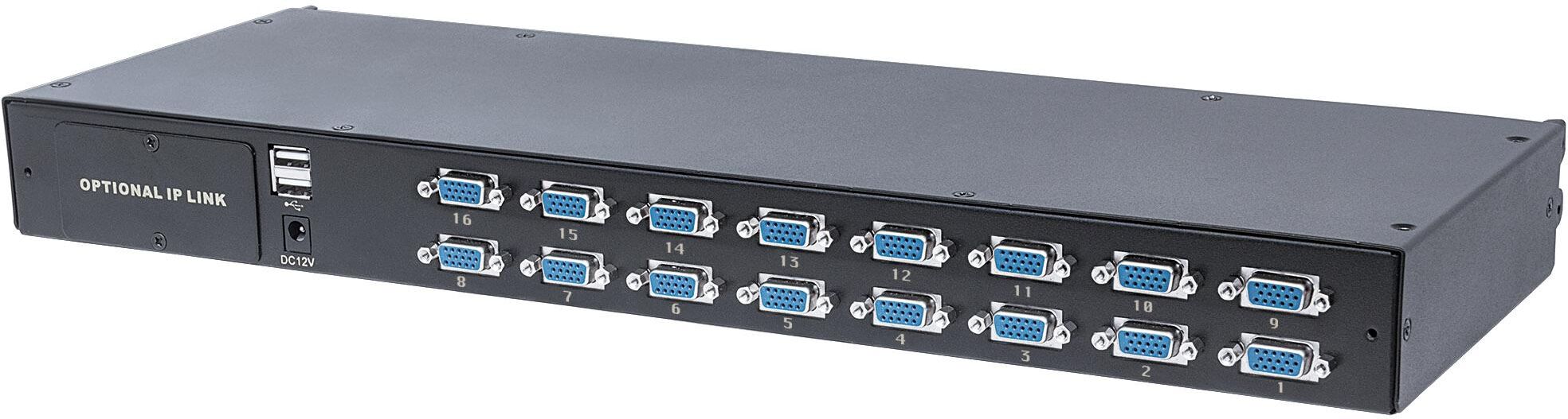 Intellinet KVM Switch Modulare 16 porte VGA