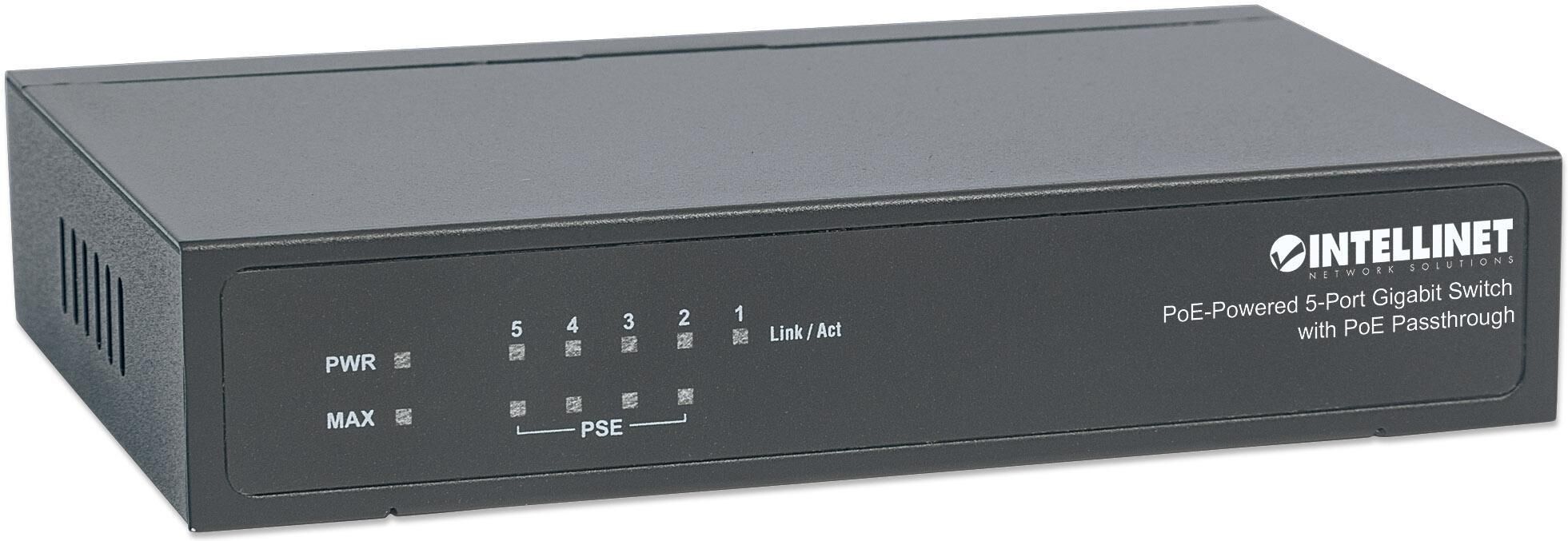 Intellinet Switch 5 porte Gigabit con PoE Intellinet Switch 5 porte Gigabit con PoE