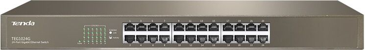 Tenda Switch 24 Porte Gigabit Installabile a Rack TEG1024G Tenda Switch 24 Porte Gigabit Installabile a Rack TEG1024G