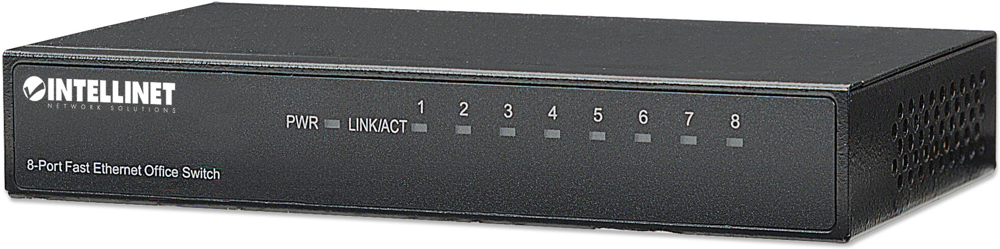 Intellinet Switch Hub Ethernet 10/100Mbps 8 Porte Desktop in Metallo Intellinet Switch Hub Ethernet 10/100Mbps 8 Porte Desktop in Metallo