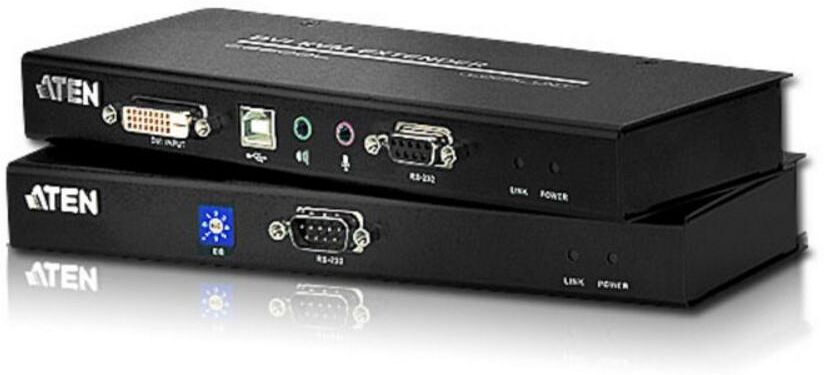 Aten Estensore KVM USB DVI Dual Link con Audio e RS-232 60m, CE602 Aten Estensore KVM USB DVI Dual Link con Audio e RS-232 60m, CE602