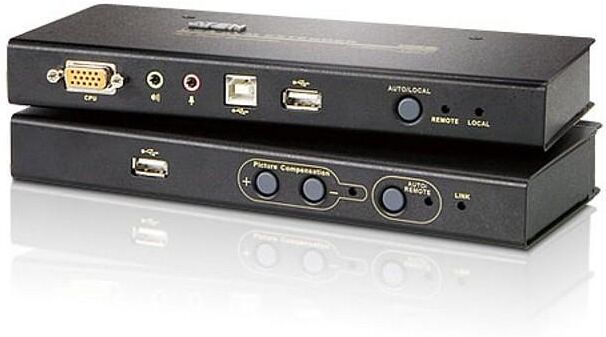 Aten Estensore KVM USB VGA con Audio e Memoria Flash, fino 250m,...