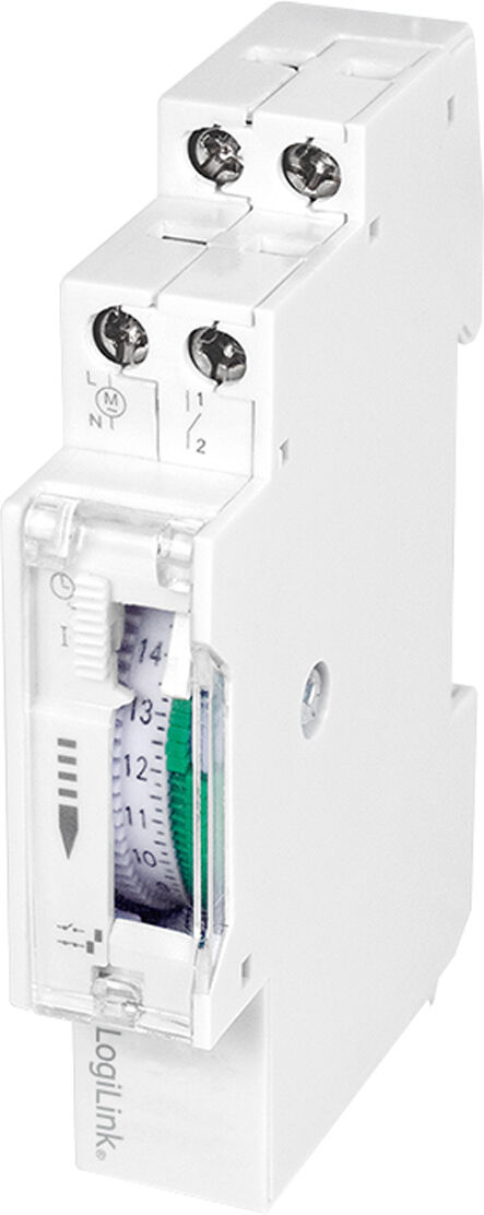 Logilink Timer Meccanico per Montaggio su Guida Din Logilink Timer Meccanico per Montaggio su Guida Din